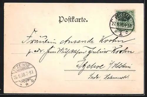 AK Berlin-Charlottenburg, 19. Juli 1870, König Wilhelm am Sarkophag seiner Mutter, der Königin Luise, im Mausoleum