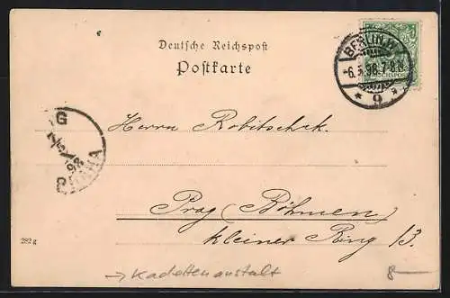 AK Berlin-Lichterfelde, Ansicht der Kadettenanstalt