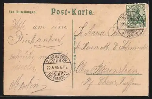 AK Berlin-Tiergarten, Reichstagsgebäude und Bismarck-Denkmal, Strassenbahn