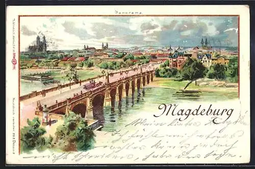 Lithographie Magdeburg, Panorama