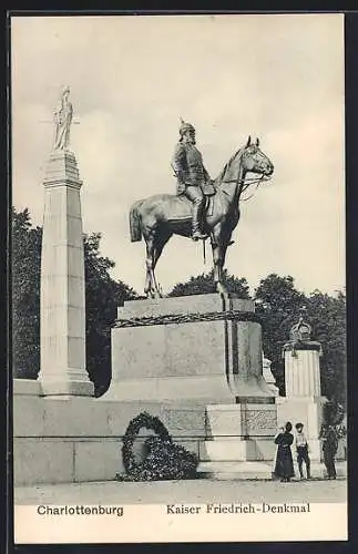 AK Berlin-Charlottenburg, Kaiser Friedrich-Denkmal