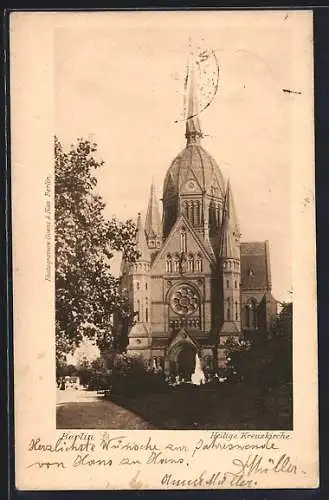 AK Berlin-Kreuzberg, Heilige Kreuzkirche