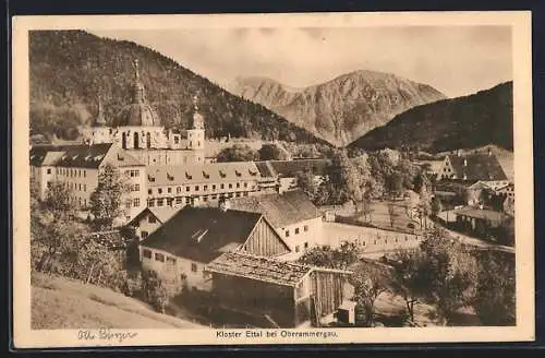 AK Oberammergau, Kloster Ettal