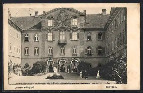 AK Mainau, Innerer Schlosshof