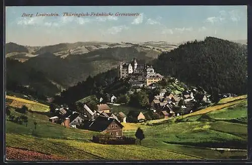 AK Ludwigsstadt, Burg Lauenstein, Thüringisch-Fränkische Grenzwarte