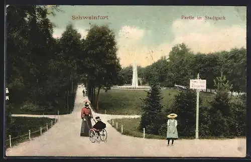 AK Schweinfurt, Partie im Stadtpark
