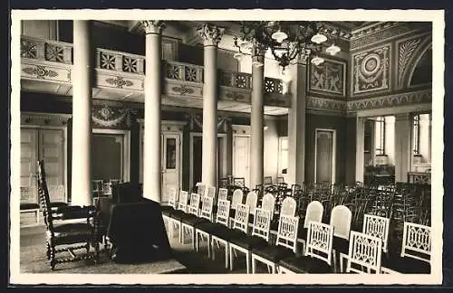 AK Bad Boll /Württemberg, Kurhaus Bad Boll, Saal von 1820, Innenansicht