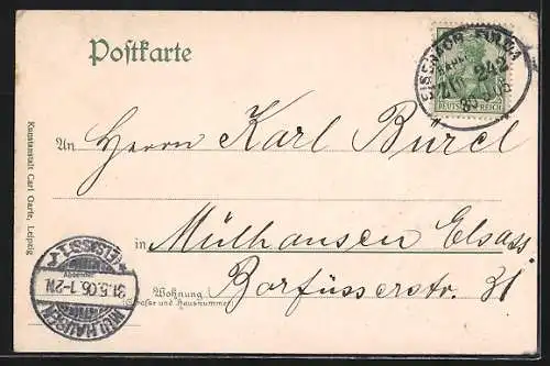 AK Berlin, Unter den Linden mit Reiterdenkmal, von oben gesehen