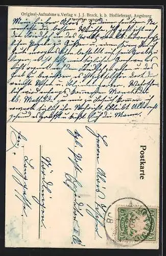 AK Augsburg, St. Annakirche mit Goldschmiedekapelle