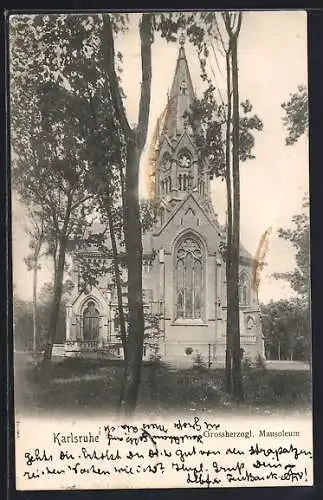 AK Karlsruhe, Grossherzogl. Masoleum