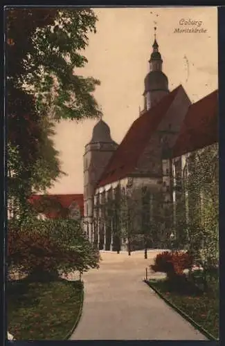 AK Coburg, An der Moritzkirche