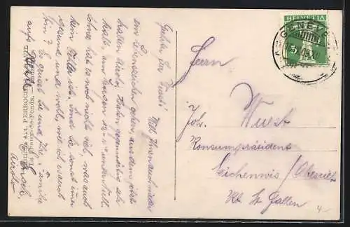 AK Airolo, Vue panoramique et le Campolungo