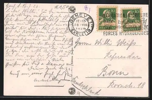 AK Genève, Rade et le Salève
