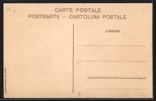 AK Kleine Scheidegg, Jungfraubahn mit Jungfrau