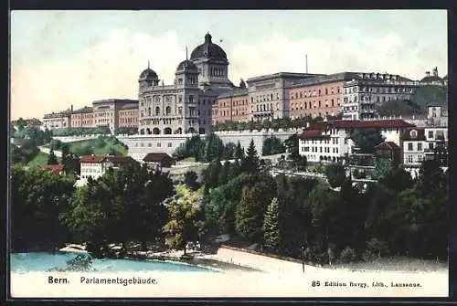 AK Bern, Blick auf das Parlamentsgebäude