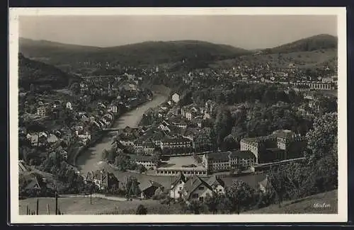 AK Baden, Blick auf die Stadt