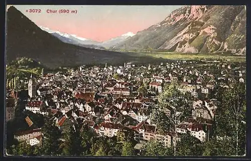 AK Chur, Blick über die Dächer