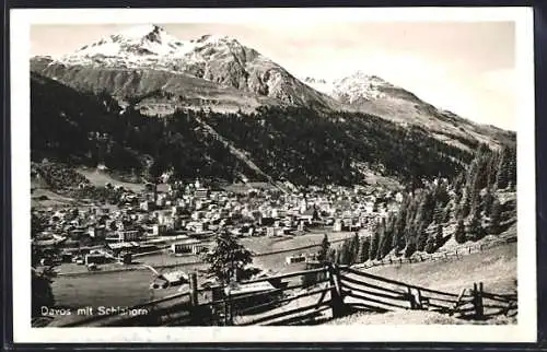 AK Davos, Panorama mit Schlahorn