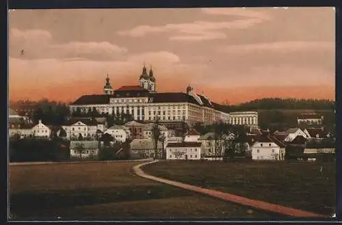 AK St. Florian, Teilansicht mit Stift aus der Vogelschau