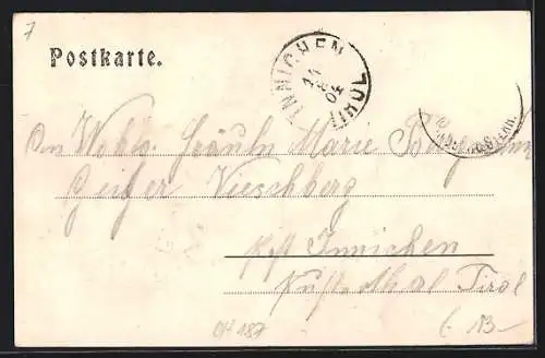 AK Neuhofen a. d. Krems, Gesamtansicht aus der Vogelschau