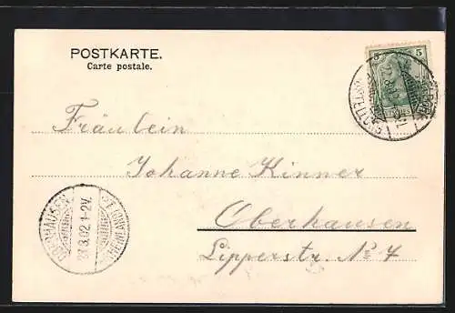 AK Düsseldorf, Ausstellung 1902, Gute Hoffnungshütte