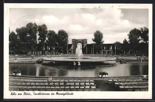 AK Köln am Rhein, Tanzbrunnen im Messegelände