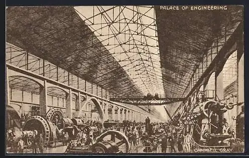 AK London, British Empire Exhibition 1924, Palace of Engineering