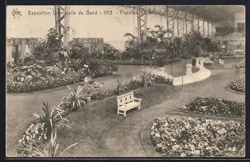 AK Gand, Exposition Universelle 1913, Floralies d`Ete