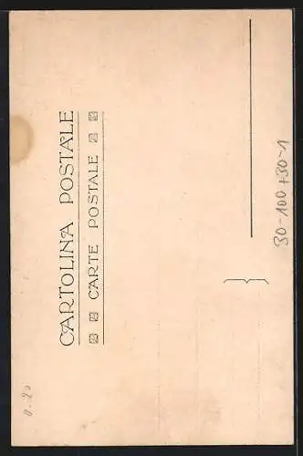 Lithographie Molinella /Ferrara, Il Com. Lo Squadrone, Kavallerie-Regiment