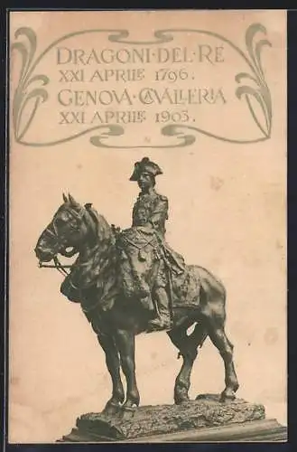 AK Genova, Dragoni del Re 1796, Cavalleria 1903