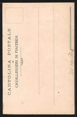 Lithographie Ussarie di Piacenza, italienische Husaren