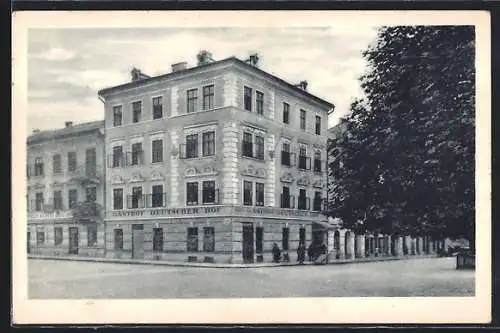 AK Salzburg, Hans Scherflers Gasthof Deutscher Hof, Hubert Sattlergasse 12