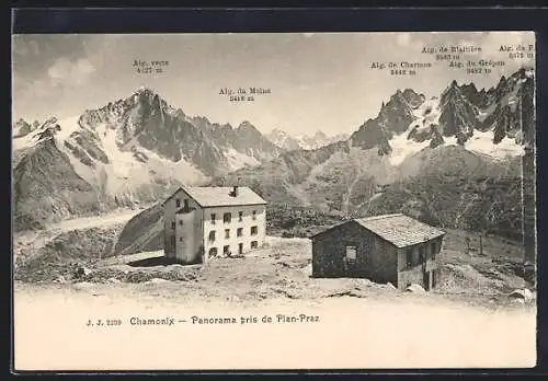 AK Chamonix, Panorama pris de Plan-Praz