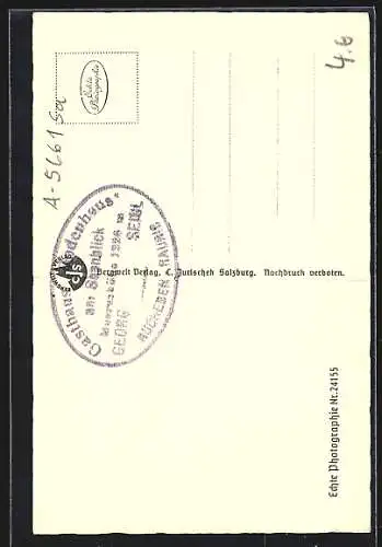 AK Rauris, Alpengasthof Badenhaus g. d. Sonnblick im Raurisertal