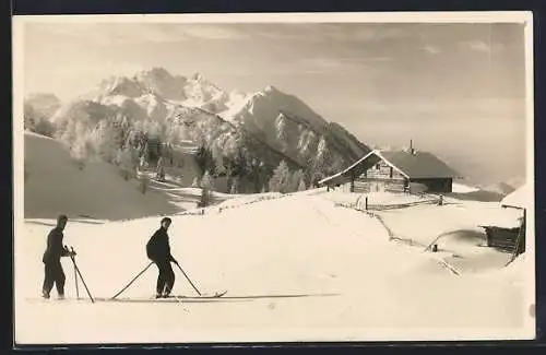 AK St. Johann im Pongau, Skihütte am Gern mit Heukareck