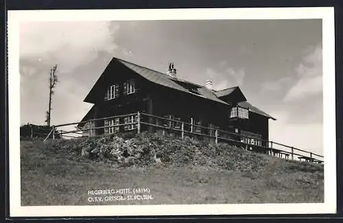 AK Hegerberg-Berghütte vom Österr. Touristenverein