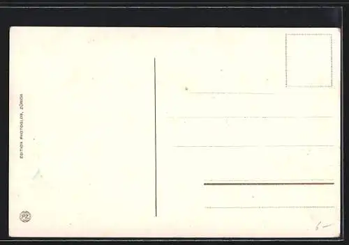 AK Diavolezzahütte mit Gebirge