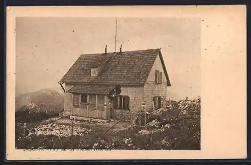 AK Alpenrose-Berghütte auf der Tonion