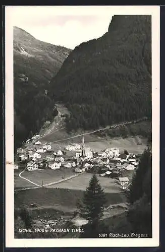 AK Ischgl /Paznaun, Ortsansicht mit Berglandschaft