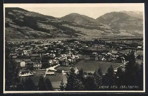 AK Lienz, Panorama geg. Iselsberg