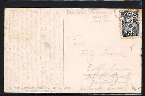 AK Lienz /Tirol, Teilansicht mit Spitzkofel