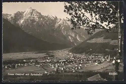 AK Lienz, Gesamtansicht mit Spitzkofel