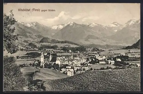 AK Kitzbühel /Tirol, Panorama mit Blick gegen Süden