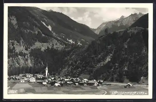 AK Längenfeld, Ortsansicht mit Berglandschaft