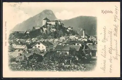 AK Kufstein, Blick zur Festung