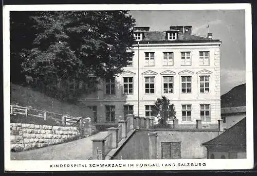 AK Schwarzach im Pongau, Blick auf das Kinderspital