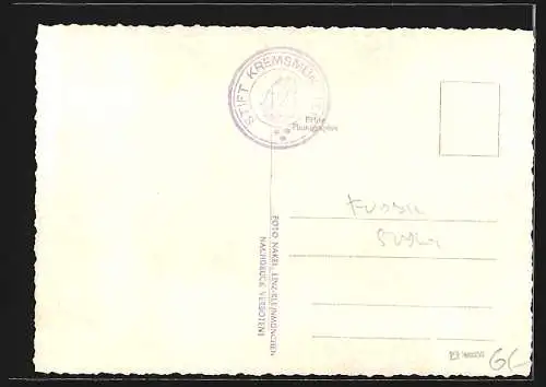 AK Kremsmünster /O.-Ö., Ortsansicht vom Flugzeug aus