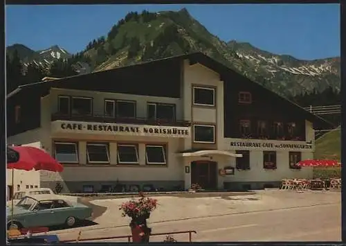 AK Baad /Kleinwalsertal, Gasthof Norishütte, Bes. Fam. Schick