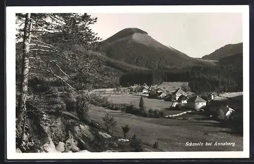 AK Annaberg /N.-Oe., Schmelz aus der Vogelschau