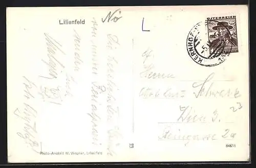 AK Lilienfeld, Totalansicht mit Flusspartie